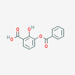 3-(Benzoyloxy)-2-hydroxybenzoic acid molecular structure