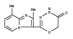2-(2,8-dimethylimidazo[1,2-a]pyridin-3-yl)-4H-1,3,4-oxadiazin-5(6H)-one molecular structure
