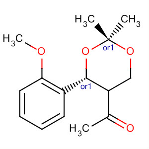 1,3-Dioxane-5-acetaldehyde, 4-(2-methoxyphenyl)-2,2-dimethyl-, cis-