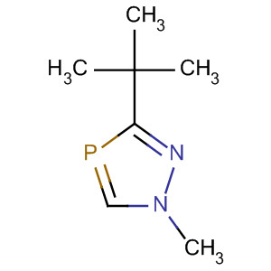 1H-1,2,4-Diazaphosphole, 3-(1,1-dimethylethyl)-1-methyl- molecular structure