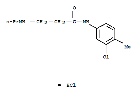 N-(3-chloro-4-methylphenyl)-N~3~-propyl-beta-alaninamide hydrochloride