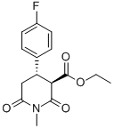trans-3-Ethoxycarbonyl-4-(4-Fluorophenyl)-1-Methylpiperidine-2,6-Dione