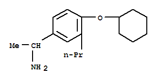 1-[4-(cyclohexyloxy)-3-propylphenyl]ethanamine