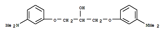 1,3-bis[3-(dimethylamino)phenoxy]propan-2-ol molecular structure