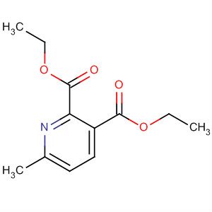 2,3-Pyridinedicarboxylic acid, 6-methyl-, diethyl ester molecular structure