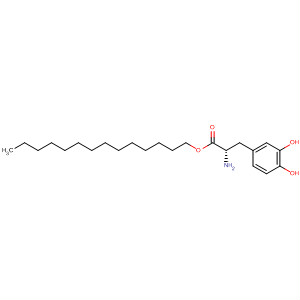 L-Tyrosine, 3-hydroxy-, tetradecyl ester molecular structure