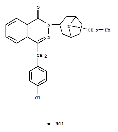1(2H)-Phthalazinone, 4-((4-chlorophenyl)methyl)-2-(8-(phenylmethyl)-8-azabicyclo(3.2.1)oct-3-yl)-, monohydrochloride