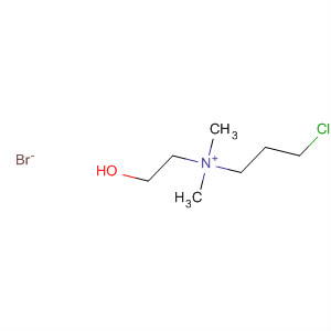 1-Propanaminium, 3-chloro-N-(2-hydroxyethyl)-N,N-dimethyl-, bromide molecular structure