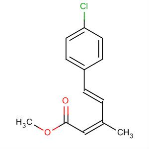 2,4-Pentadienoic acid, 5-(4-chlorophenyl)-3-methyl-, methyl ester,(Z,E)-