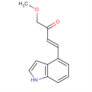 3-Buten-2-one, 4-(1H-indol-4-yl)-1-methoxy-, (E)- molecular structure