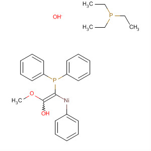 Nickel,[2-(diphenylphosphino)-1-methoxyethenolato]phenyl(triethylphosphine)- molecular structure