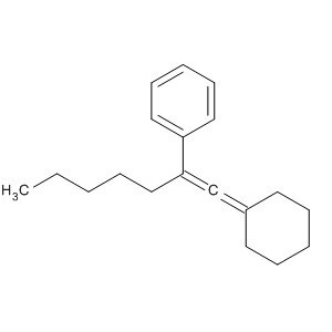 Benzene, [1-(cyclohexylidenemethylene)hexyl]- molecular structure