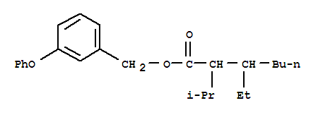 3-phenoxybenzyl 3-ethyl-2-(propan-2-yl)heptanoate