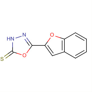 1,3,4-Oxadiazole-2(3H)-thione, 5-(2-benzofuranyl)- molecular structure