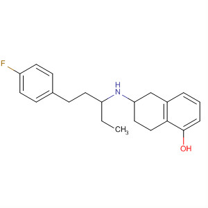 1-Naphthalenol,6-[[2-(4-fluorophenyl)ethyl]propylamino]-5,6,7,8-tetrahydro- molecular structure