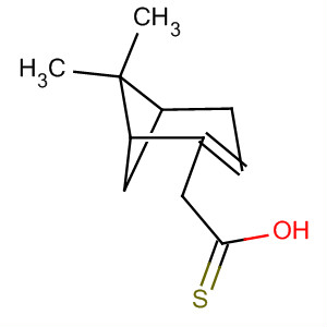 Bicyclo[3.1.1]hept-2-ene-2-ethanethioic acid, 6,6-dimethyl- molecular structure