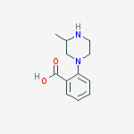 1-(2-CARBOXYPHENYL)-3-METHYL PIPERAZINE molecular structure