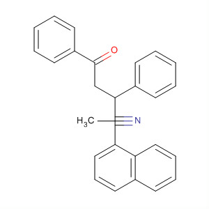 1-Naphthaleneacetonitrile, a-(3-oxo-1,3-diphenylpropyl)-