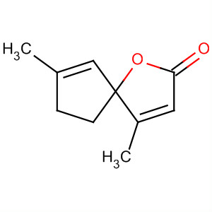 1-Oxaspiro[4.4]nona-3,6-dien-2-one, 4,7-dimethyl- molecular structure