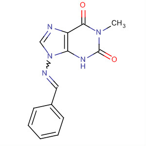 1H-Purine-2,6-dione, 3,9-dihydro-1-methyl-9-[(phenylmethylene)amino]-