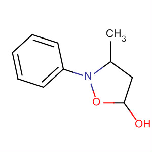 5-Isoxazolidinol, 3-methyl-2-phenyl- molecular structure