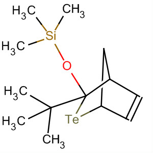 Silane,[[3-(1,1-dimethylethyl)-2-tellurabicyclo[2.2.1]hept-5-en-3-yl]oxy]trimethyl- molecular structure