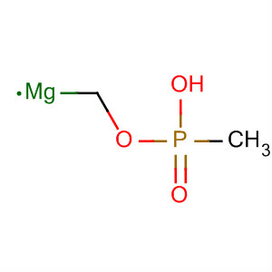 Phosphonic acid, methyl-, monomethyl ester, magnesium salt molecular structure