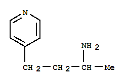4-Pyridinepropanamine, a-methyl- molecular structure