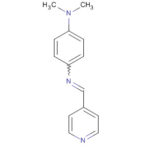 1,4-Benzenediamine, N,N-dimethyl-N'-(4-pyridinylmethylene)- molecular structure