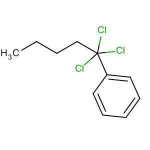 Benzene, butyltrichloromethyl- molecular structure