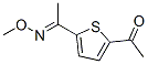 2-Acetyl-5-[1-(methoxyimino)ethyl]thiophene molecular structure