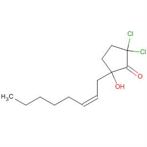 Cyclopentanone, 2,2-dichloro-5-hydroxy-5-(2-octenyl)-, (Z)-
