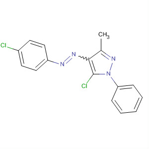 1H-Pyrazole, 5-chloro-4-[(4-chlorophenyl)azo]-3-methyl-1-phenyl-