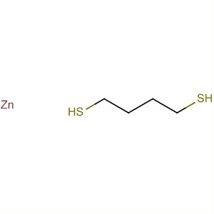 1,4-Butanedithiol, zinc salt (1:1) molecular structure