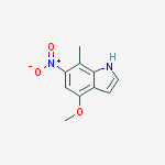 4-methoxy-7-methyl-6-nitro-1h-indole molecular structure
