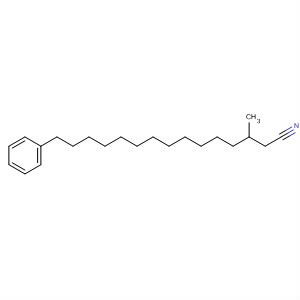 Benzenepentadecanenitrile, b-methyl- molecular structure