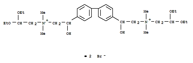 [1,1'-Biphenyl]-4,4'-diethanaminium,N4,N4'-bis(2,2-diethoxyethyl)-b4',b4-dihydroxy-N4,N4,N4',N4'-tetramethyl-,bromide (1:2)