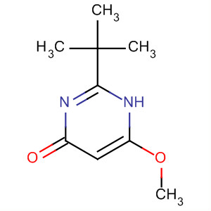 4(1H)-Pyrimidinone, 2-(1,1-dimethylethyl)-6-methoxy- molecular structure