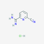 6-Cyanopicolinimidamide hydrochloride molecular structure