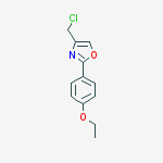 4-(chloromethyl)-2-(4-ethoxyphenyl)-1,3-oxazole molecular structure