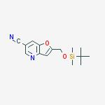 2-((tert-Butyldimethylsilyloxy)methyl)furo[3,2-b]pyridine-6-carbonitrile