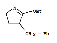 2H-Pyrrole,5-ethoxy-3,4-dihydro-4-(phenylmethyl)- molecular structure