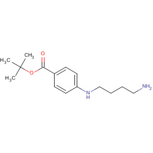 Benzoic acid, 4-[(4-aminobutyl)amino]-, 1,1-dimethylethyl ester molecular structure