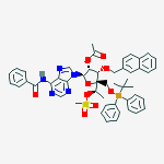 [(2r,3r,4s,5r)-2-(6-benzamidopurin-9-yl)-5-[[tert-butyl(diphenyl)silyl]oxymethyl]-5-[(1r)-1-methylsulfonyloxyethyl]-4-(naphthalen-2-ylmethoxy)oxolan-3-yl] Acetate