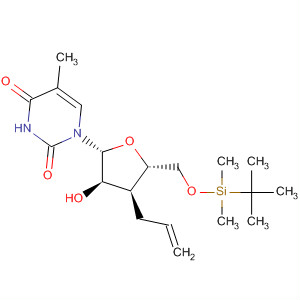 Thymidine,3'-deoxy-5'-O-[(1,1-dimethylethyl)dimethylsilyl]-3'-(2-propenyl)-