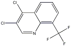 3,4-Dichloro-8-trifluoromethylquinoline molecular structure