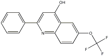 2-Phenyl-6-trifluoromethoxyquinolin-4-ol molecular structure