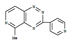 5-Methyl-3-pyridin-4-yl-pyrido(3,4-e)(1,2,4)triazine molecular structure
