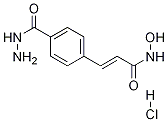 (E)-3-(4-(hydrazinecarbonyl)phenyl)-N-hydroxyacrylaMide hydrochloride molecular structure