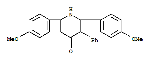 2,6-Bis(4-methoxyphenyl)-3-phenyl-4-piperidinamine